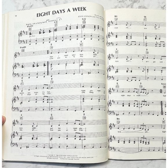 The Best Of The Beatles 25 Greatest Hits Songbook Sheet Music Piano Vocal Guitar - Picture 3 of 7